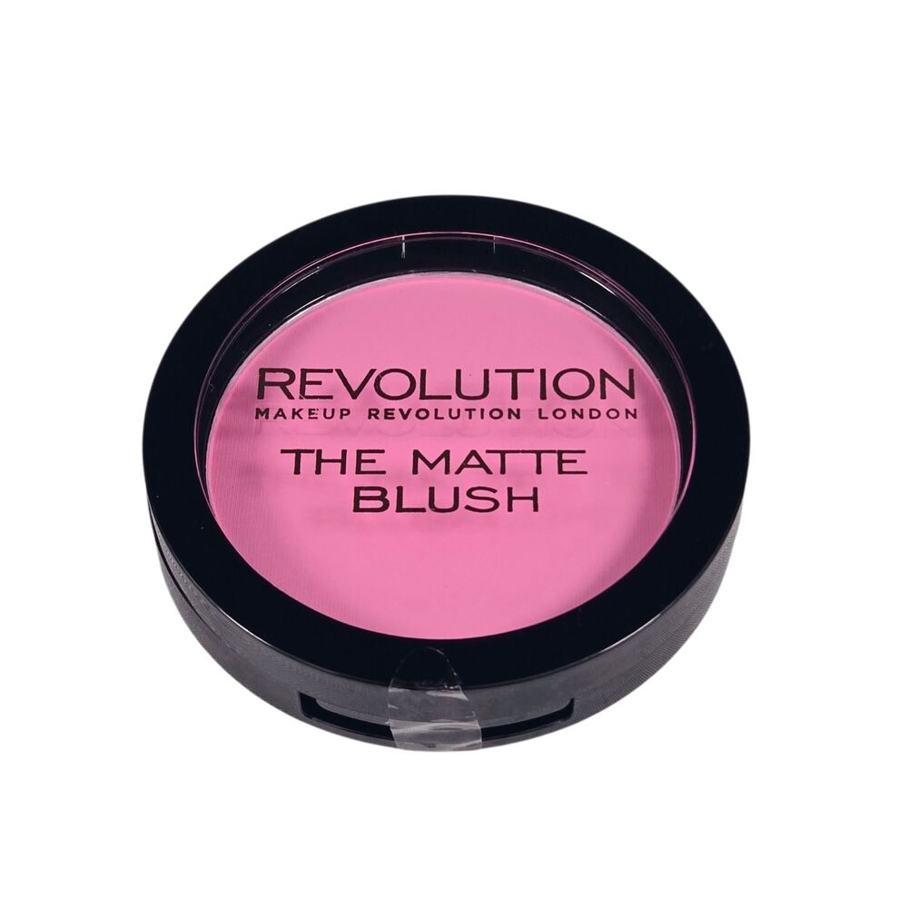 Revolution The Matte Blush Divine 0.31 oz Cool Pink Powder Blush New